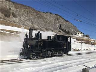 Foto der RhB G 3/4 11 „Heidi“