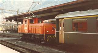 Foto der RhB Gem 2/4 211 „Rangierlok Chur“