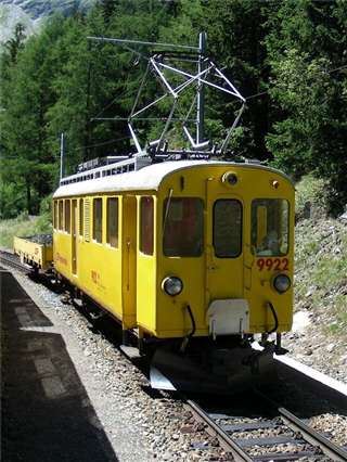 Foto der RhB ABDe 4/4 38 „ehemals BCFe 4/4 21, später Xe 4/4 9922“