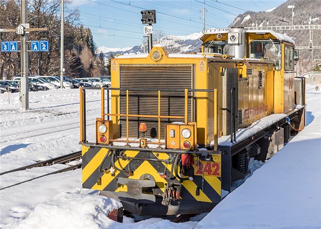 Foto der RhB Gmf 4/4 242