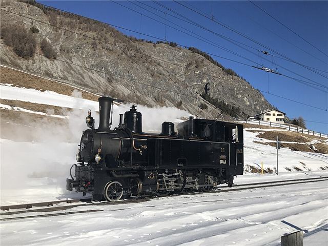 Foto der RhB G 3/4 11 „Heidi“ 