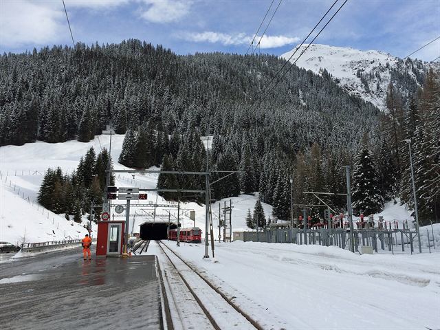 Foto: Vereinatunnel, Klosters Selfranga – Sagliains
